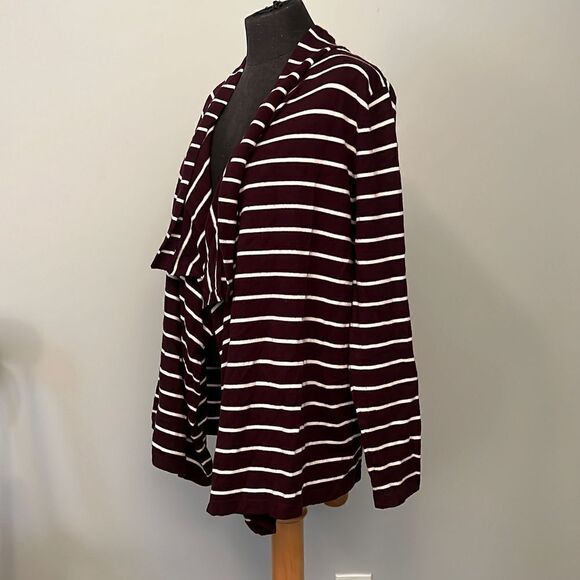 Staccato Open Front Stripped Cardigan - Picture 2 of 5